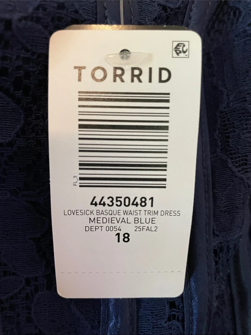 NWT Torrid LoveSick Basque-waist mini dress size 18 2 2x - Picture 6 of 6